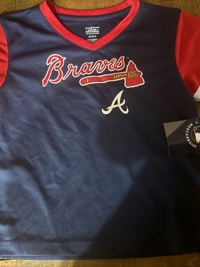 Atlanta Braves Jersey Top 3T NWT